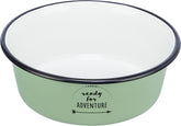 Trixie Voerbak Drinkbak Emaille / Rvs Groen