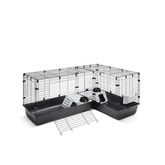 Savic Clubix Corner Knaagdierkooi Zwart